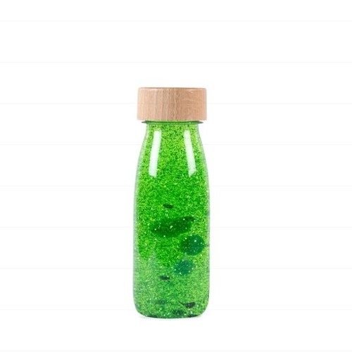 Senzorická plávajúca fľaša PETIT BOUM - zelená