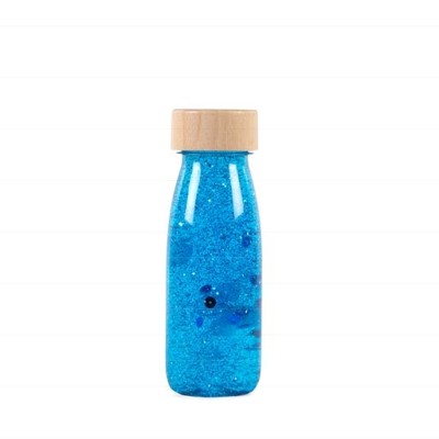 Senzorická plávajúca fľaša PETIT BOUM - modrá